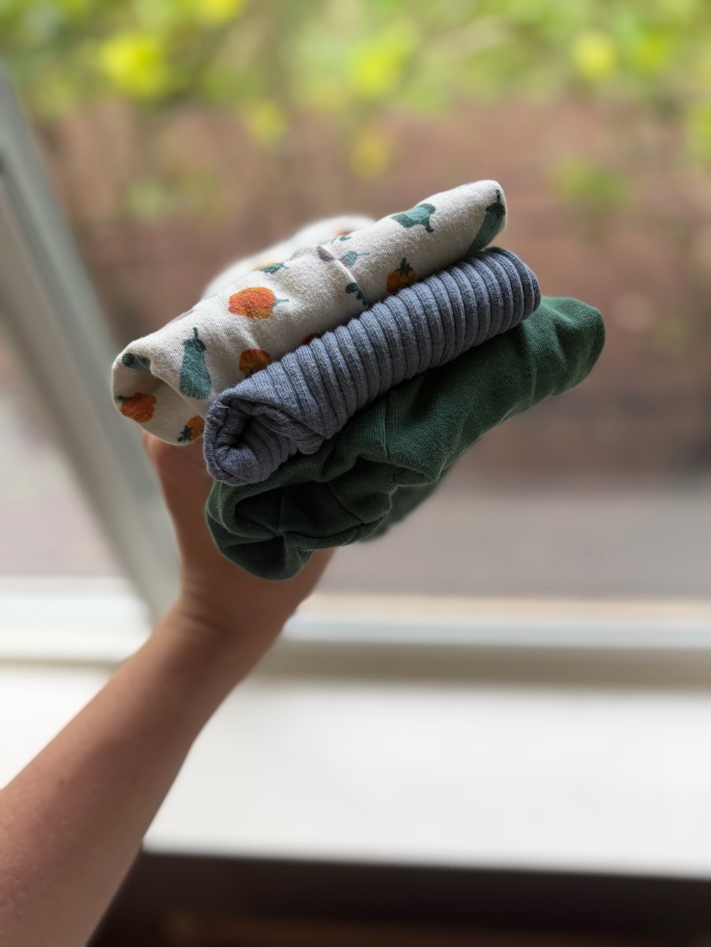 Organic 6 month baby pants bundle
